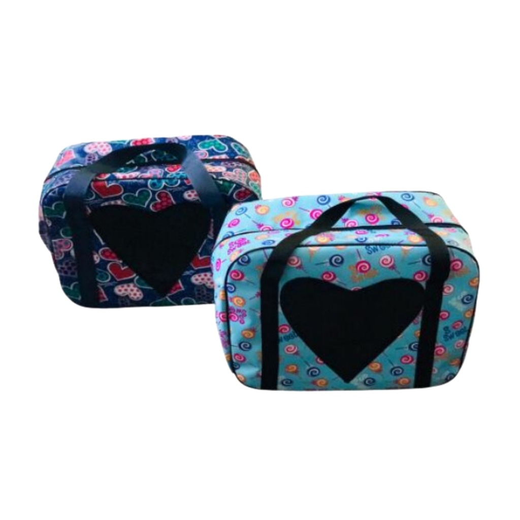 Bolso de tela corazón