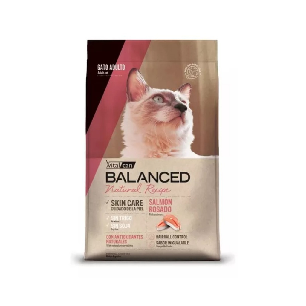 Vital Balanced Cat Adult Salmón x 3kg