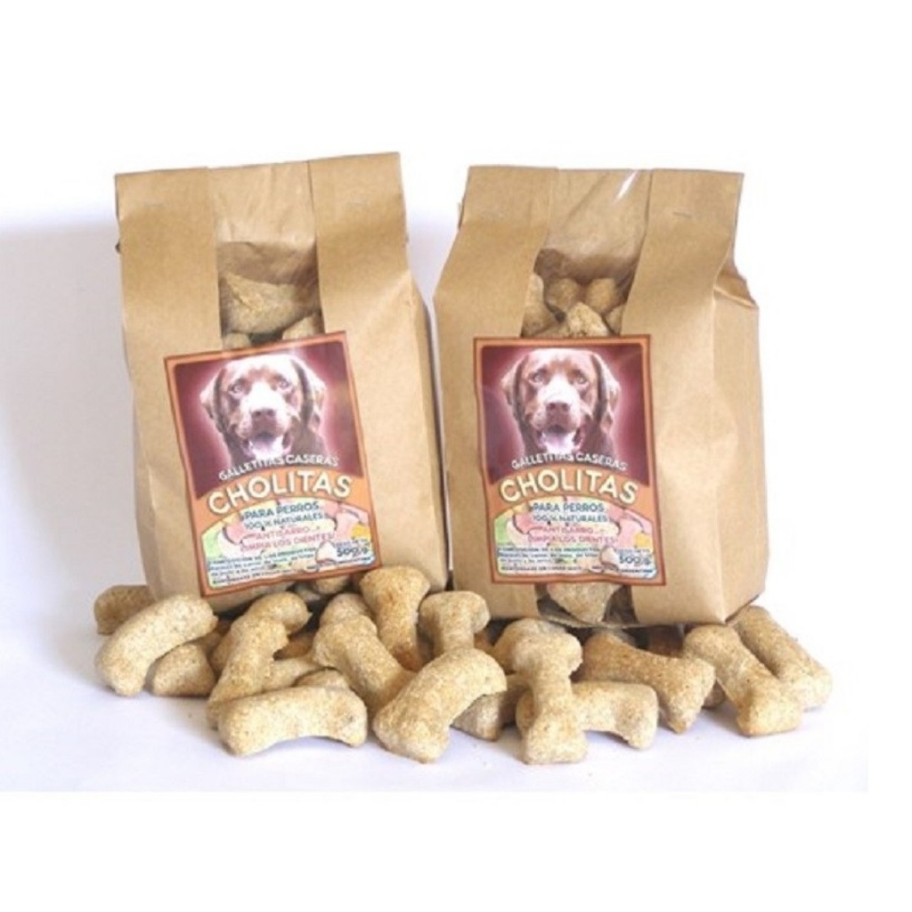 Cholitas x 500gr bolsita de madera
