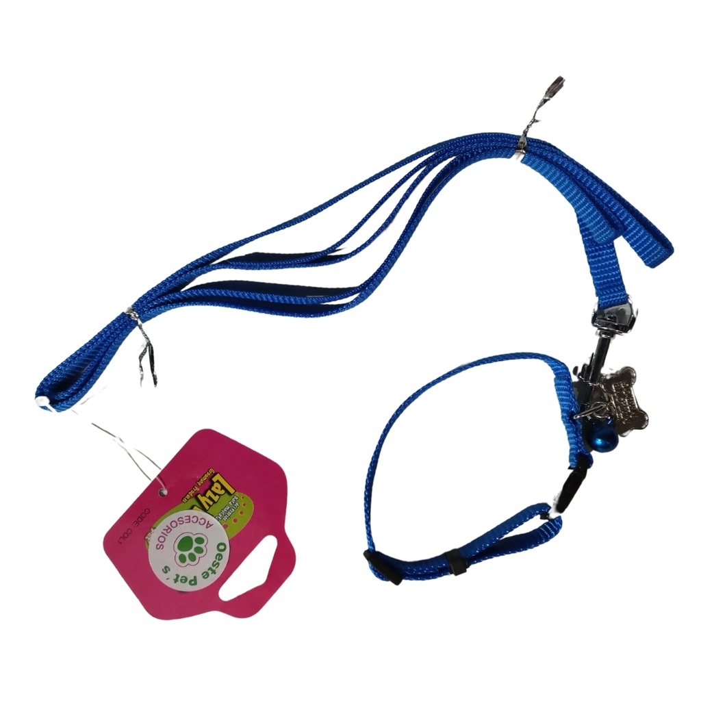 Conjunto arnés y correa para gato Lazy Cat