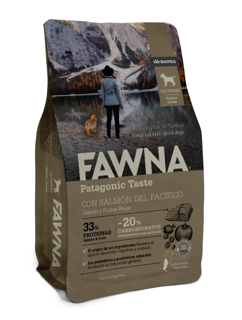 Fawna perro cachorro mordida mediana y grande x 7,5kg