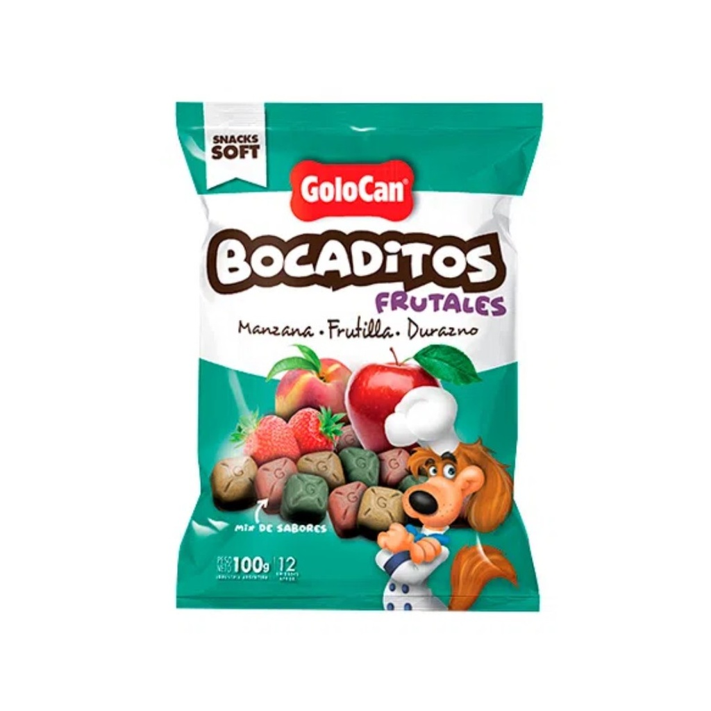 Golocan bocadito fino frutales x 100gr