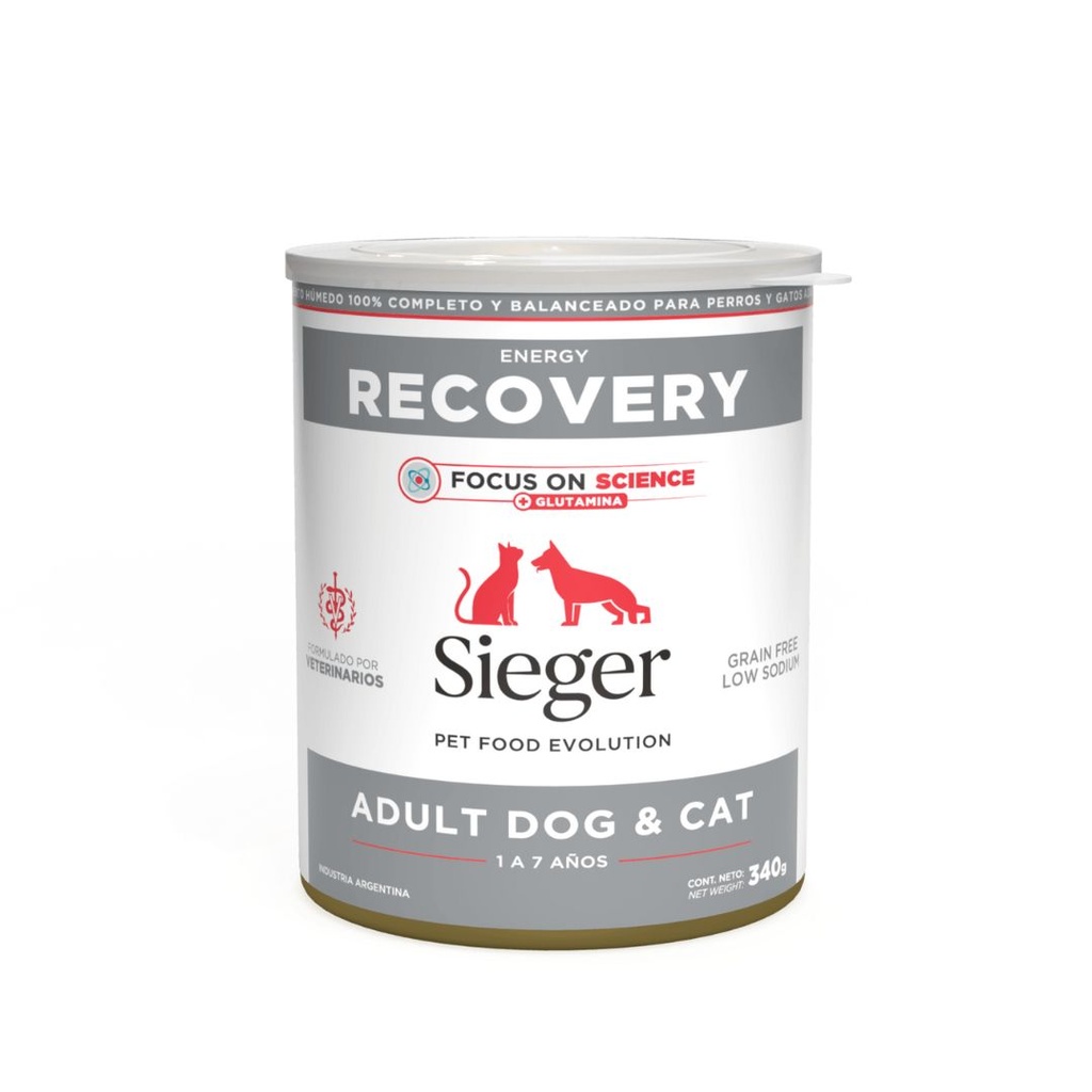 Lata Sieger Recovery x 340 gr