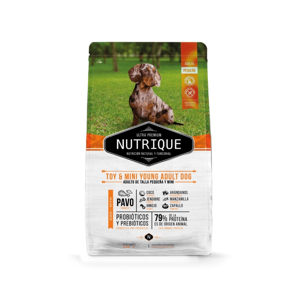 Nutrique Toy & Mini Young Adult Dog x 3kg