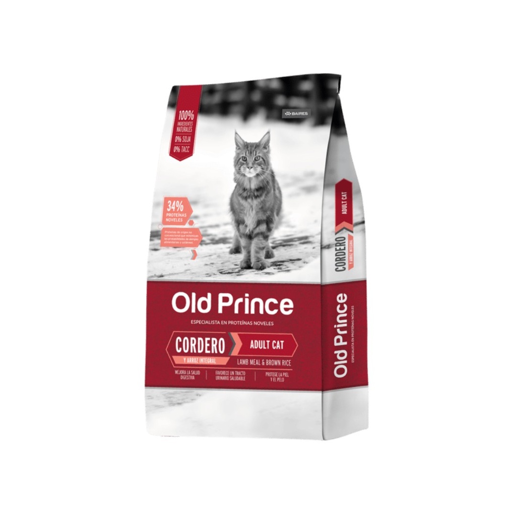 Old Prince Cat Cordero Adult x 7,5kg