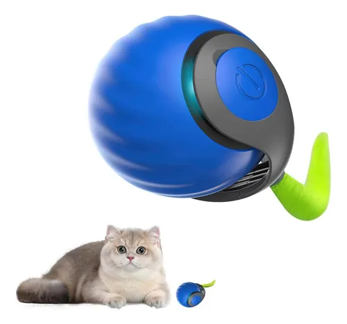 Pelota interactiva USB con colita para gato