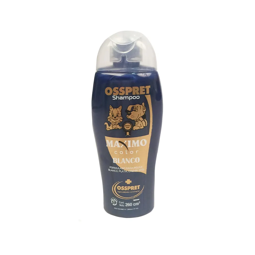 Shampoo Osspret Maximo color Blanco x 260ml