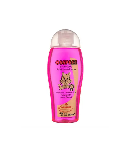 Shampoo Osspret Pulguicida Gatos x 250ml                     