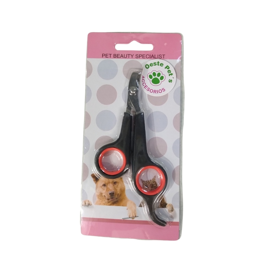 TIijera cortauñas para gato mango de goma