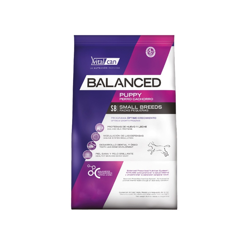Vital Balanced Dog Puppy Small x 3kg