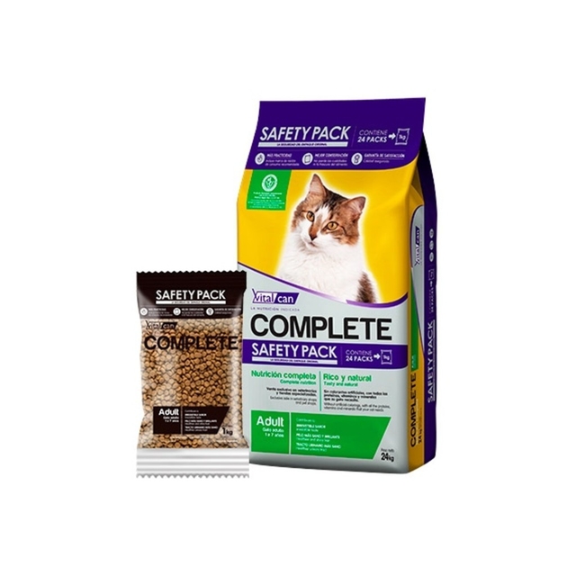 Vital Complete Cat Adulto Safety Pack x 24kg 