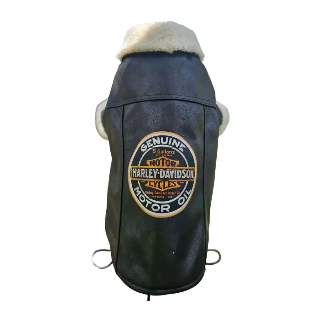 Campera de ecocuero y corderito Talle 5