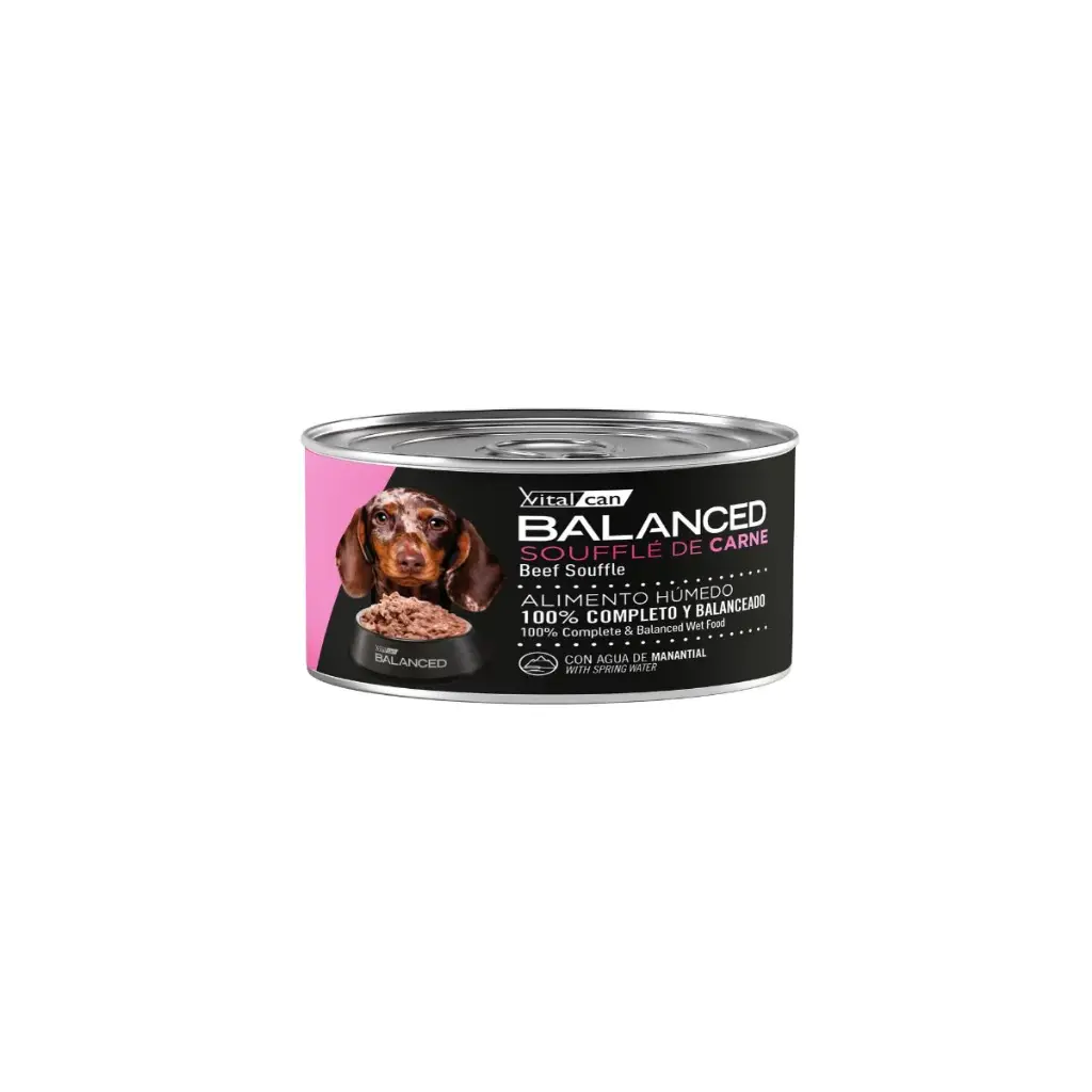 Balanced Souffle de Carne Perro Cachorro x 85gr