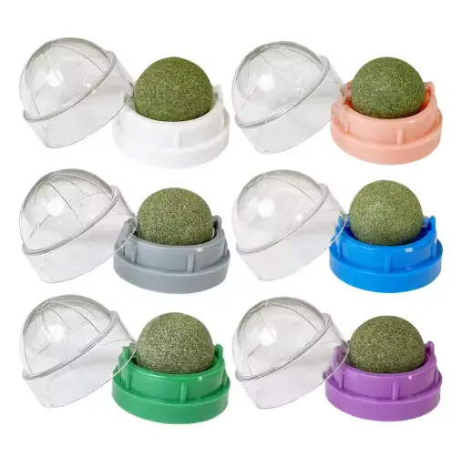 Catnip ball con tapa