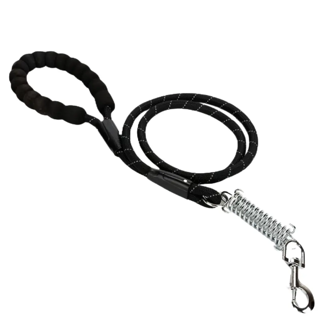 Correa soga con resorte reflectario 1,2mts