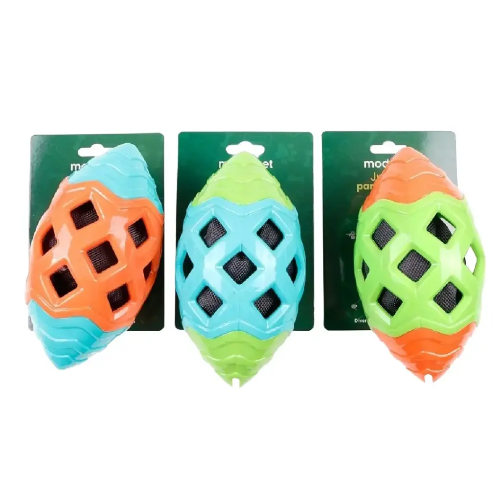 Pelota rugby mordillo bicolor