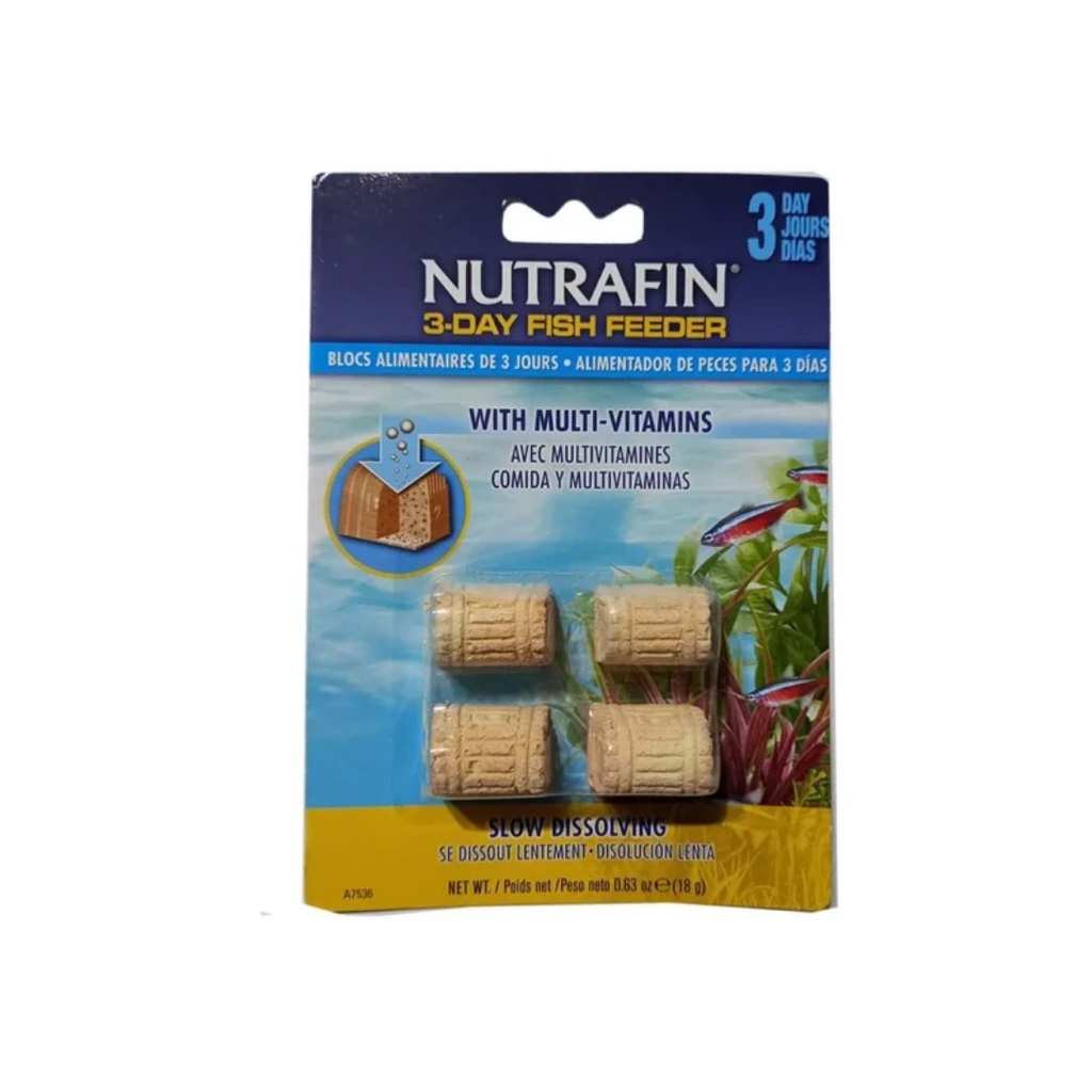 Alimento vacaciones Nutrafin 3 días x 25gr