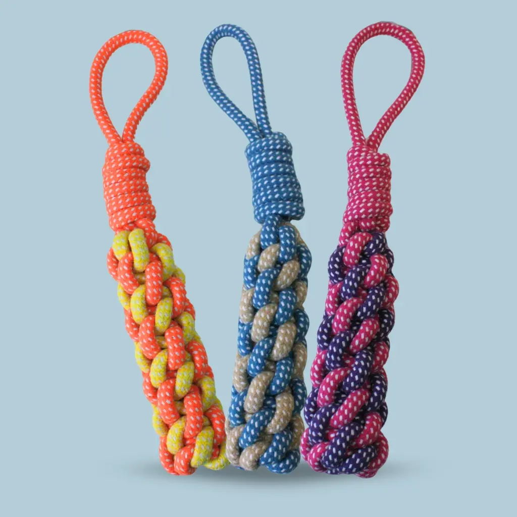Soga nudo de algodón trenzado