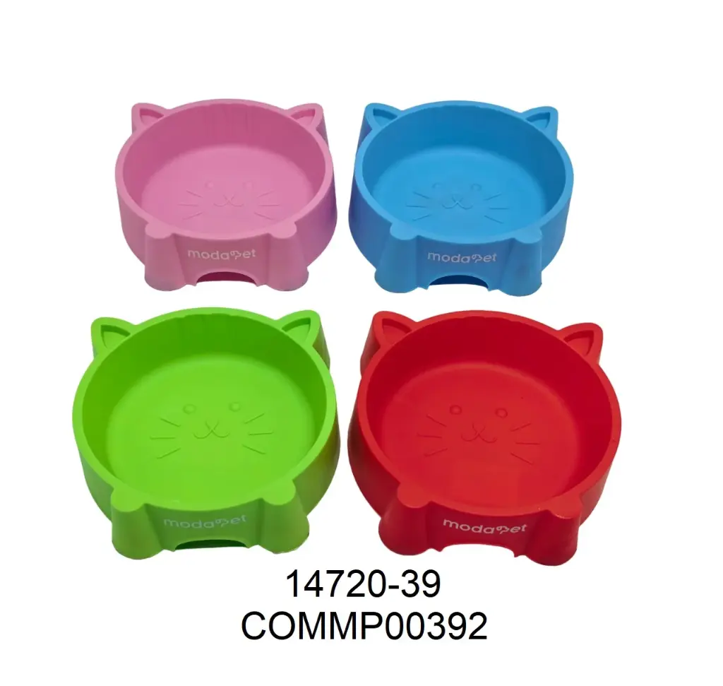 Comedero mini forma de gatito 200ml 