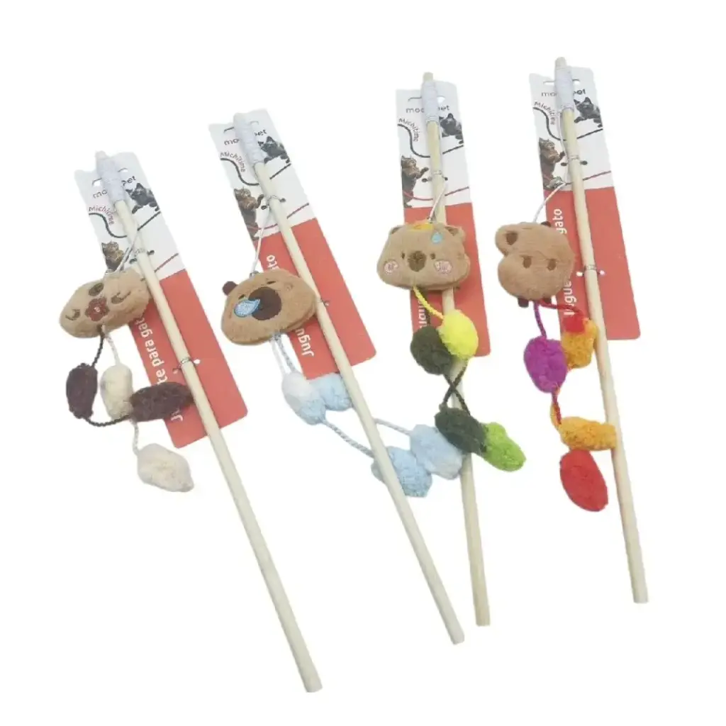 Cañita para gato capibara