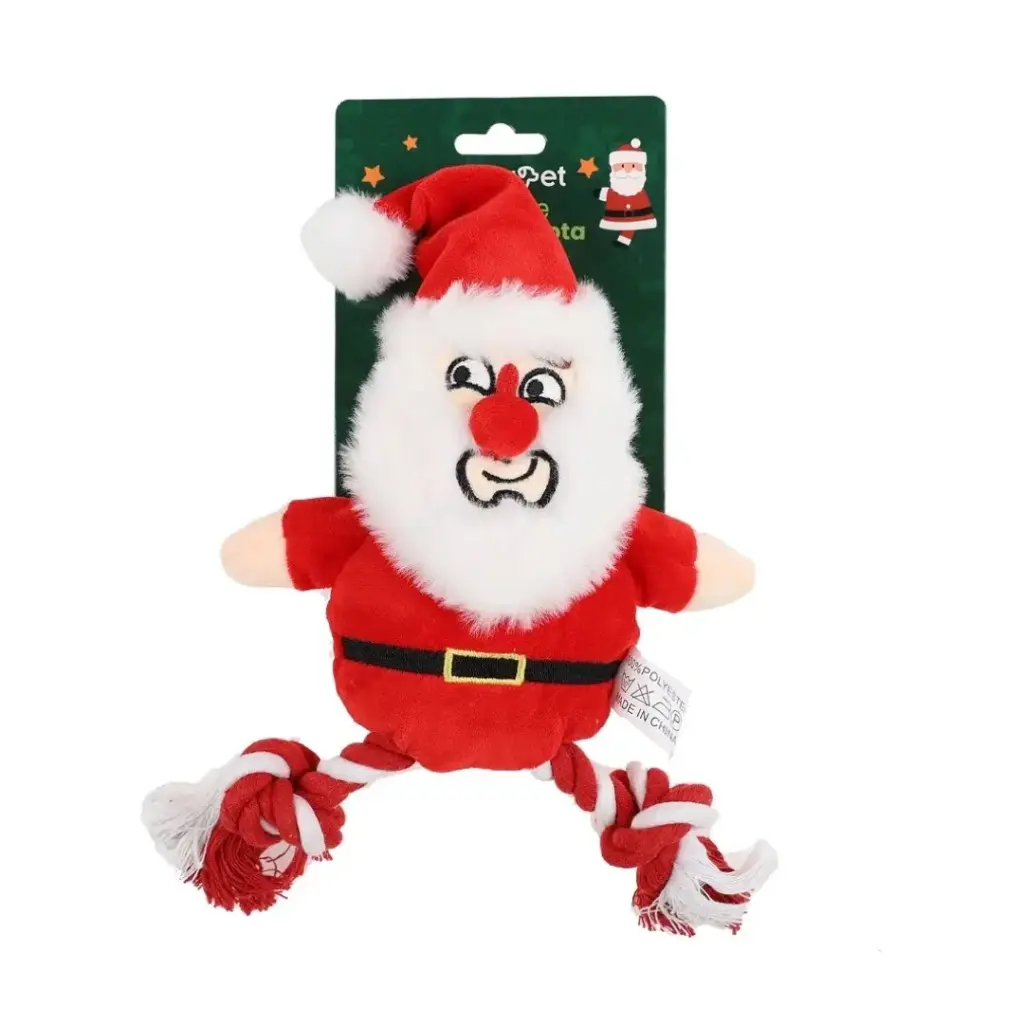 Juguete de peluche navideño papa noel