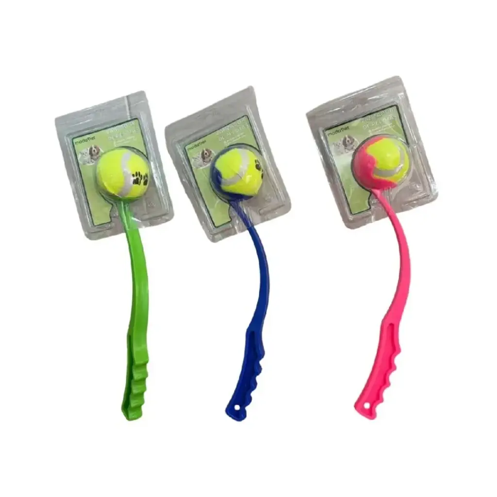 Lanzador con pelota de tenis 65cm