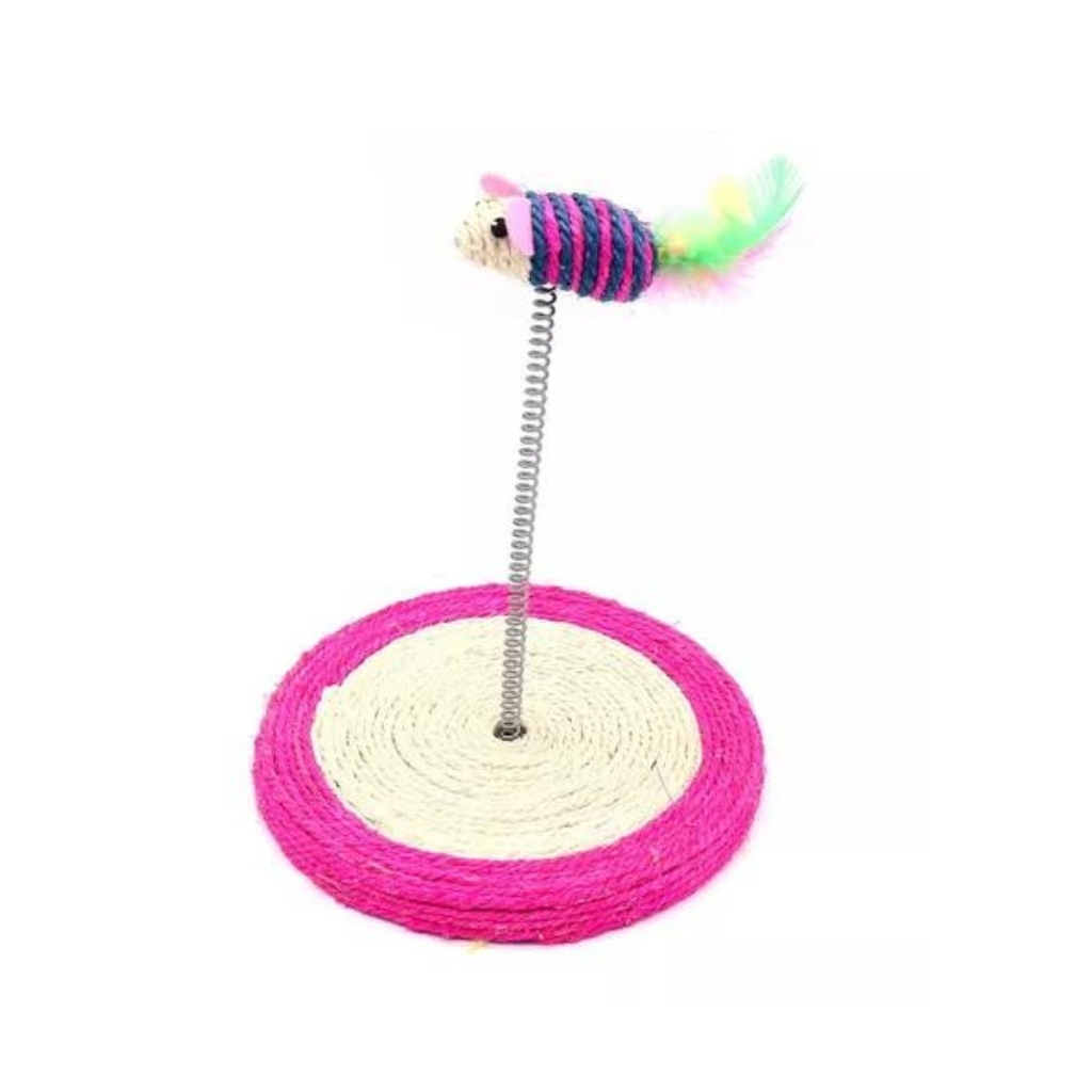 Base de hilo con resorte y ratón 15cm