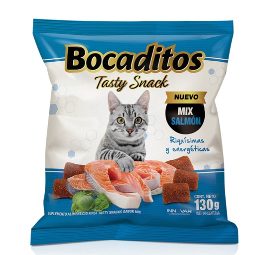 [730025] Bocadito gato Mix de Salmón x 130gr