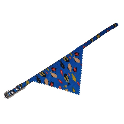 [31C10] Collar con pañuelo forrado con dibujos N-1