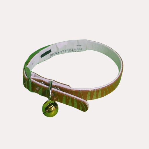 [OP008] Collar para gato animal print brillante