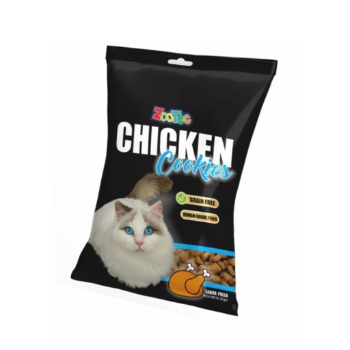 [COO008] Cookies Zootec gato chicken x35gr
