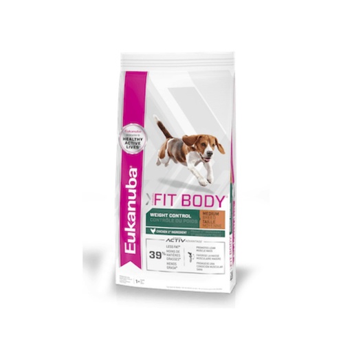 [7142030] Eukanuba Weight Control Medium x 3kg