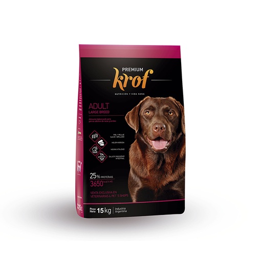 [110] Krof Dog Adultos Large Breed x 15kg