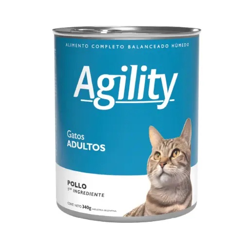 [09-01-02-02] Lata Agility Cats Pollo x 340 gr