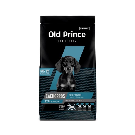 [6411] Old Prince Equilibrium Perro Cachorro Mordida Pequeña x 3kg
