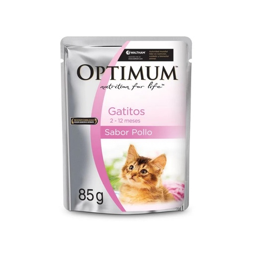 [OSGC085] Pouch Optimum Cat Gatito Pollo x 85gr
