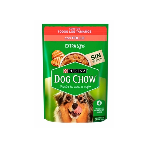 [12409081] Pouch Dog Chow Cachorros Todos los tamaños C/Pollo x 100gr 