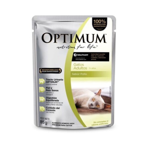 [OSGA085] Pouch Optimum Cat Adultos Pollo x 85gr