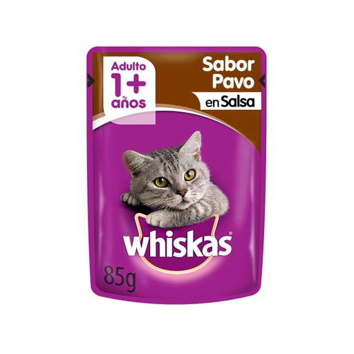 [CWPAP12] Pouch Whiskas Adulto Pavo Salsa x 85gr