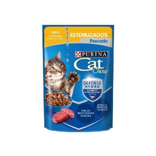 [12482401] Pouch Cat Chow Esterilizados Pescado x 85gr