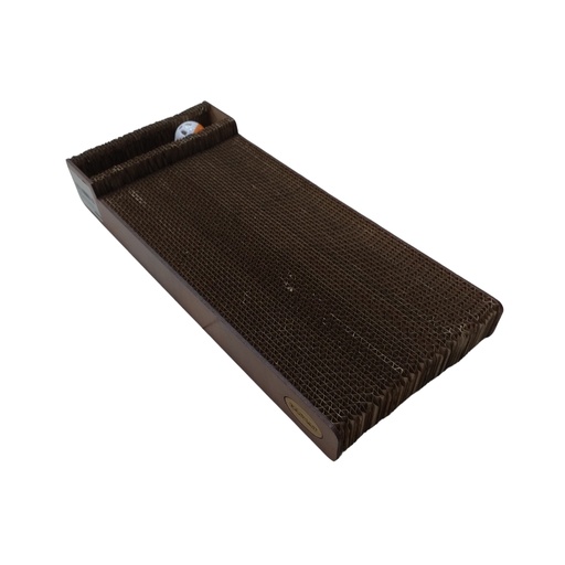 [RAS22] Rascador carton y madera plano con pelota