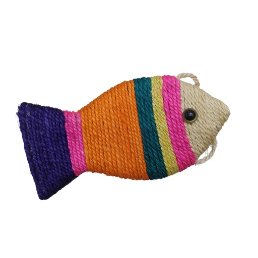 [PET8020] Rascador plano forma de pez color 25cm