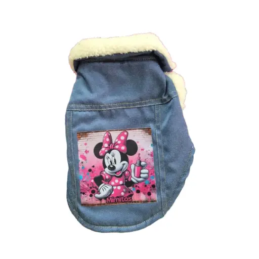 [CPRJCCT8] Campera de jean con corderito Talle 8