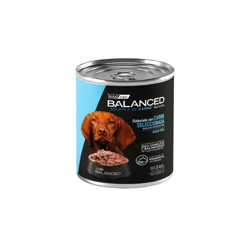 [132056] Balanced Souffle de Carne Perro Adulto x 340gr