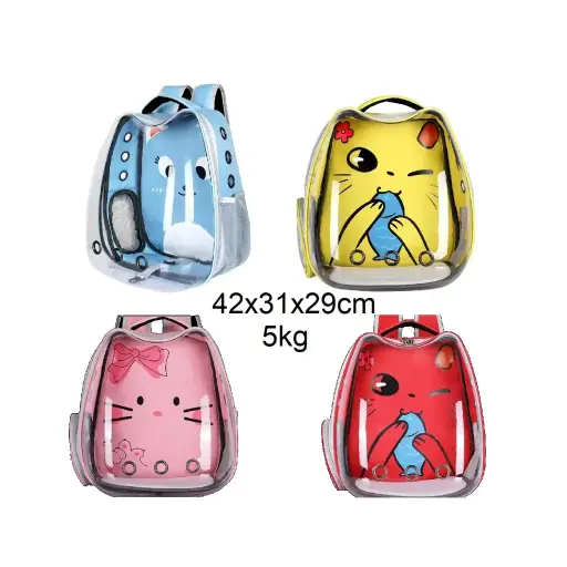 [7524002029126] Mochila transportadora burbuja gatito