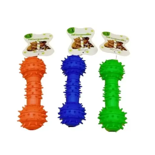 [8954147200545] Juguete mordillo mancuerna con pinches