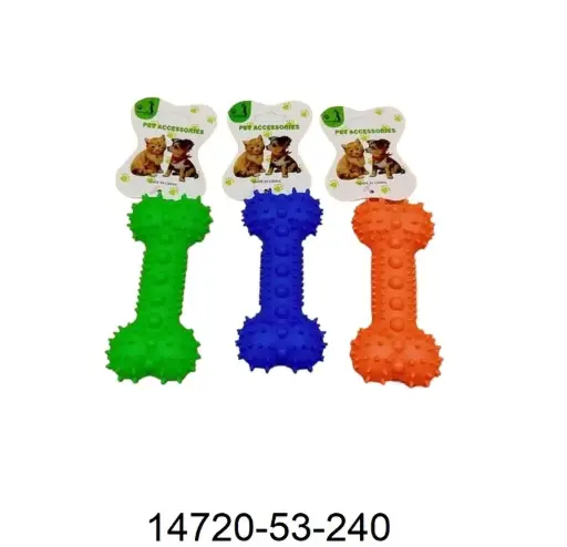 [8954147200538] Juguete mordillo hueso con pinches