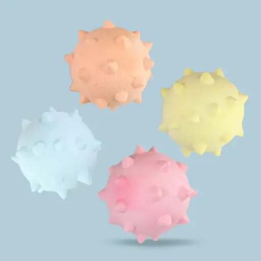 [529254] Pelota con púas color pastel