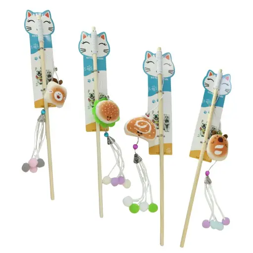 [8672250428013] Cañita para gato pancito/hamburguesa