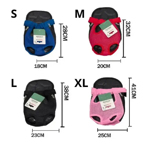 [6988351910060] Mochila canguro aireada hasta 15kg Talle XL